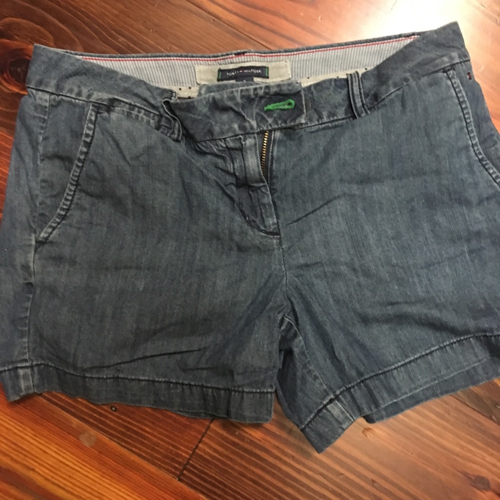 Denim shorts